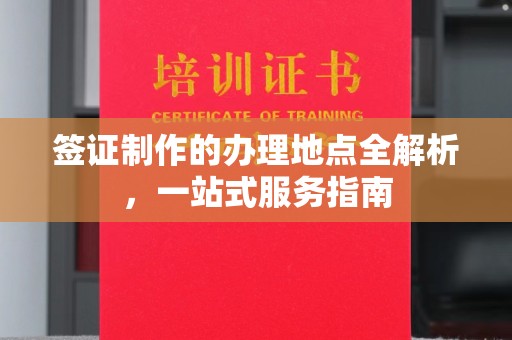 济阳签证制作的办理地点全解析，一站式服务指南